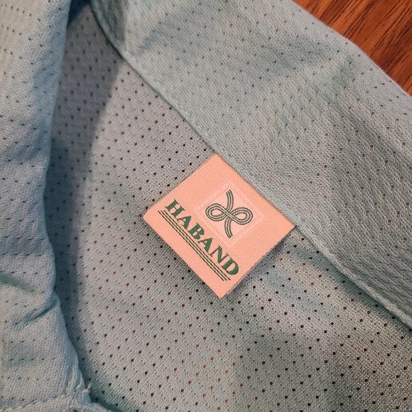 Vintage Haband 70's Ribbed Waistband Polo See Through Pocket MENS SIZE 1x - Picture 2 of 5